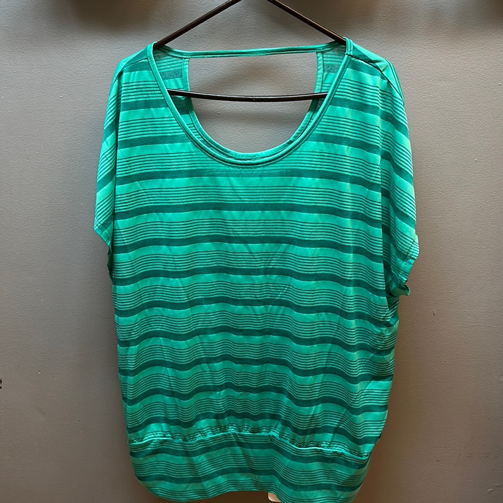 Striped top, size 2x